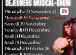 Dates Déjeuners spectacles
