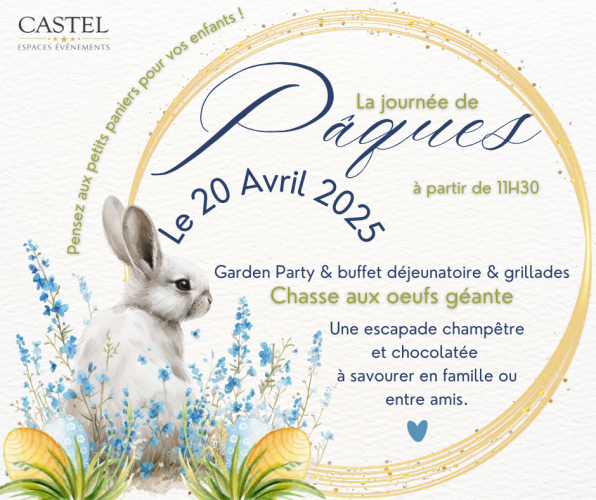 Chasse aux oeufs géants de pâques 2025