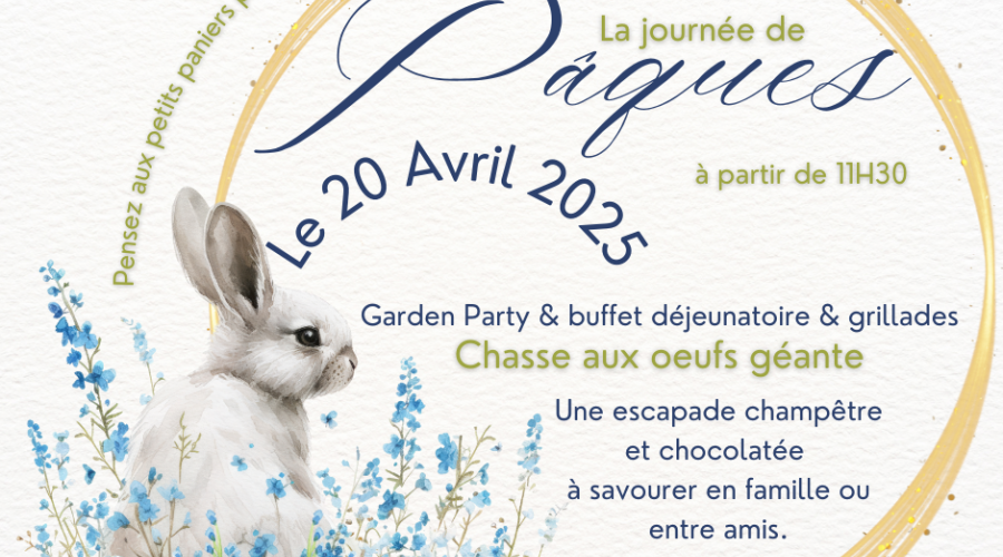 Chasse aux oeufs géants de pâques 2025
