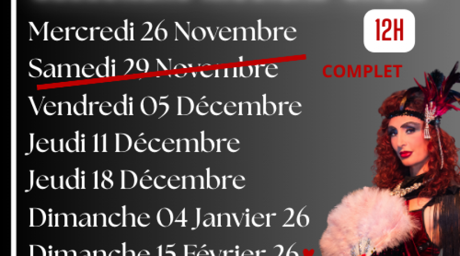 Dates Déjeuners spectacles 