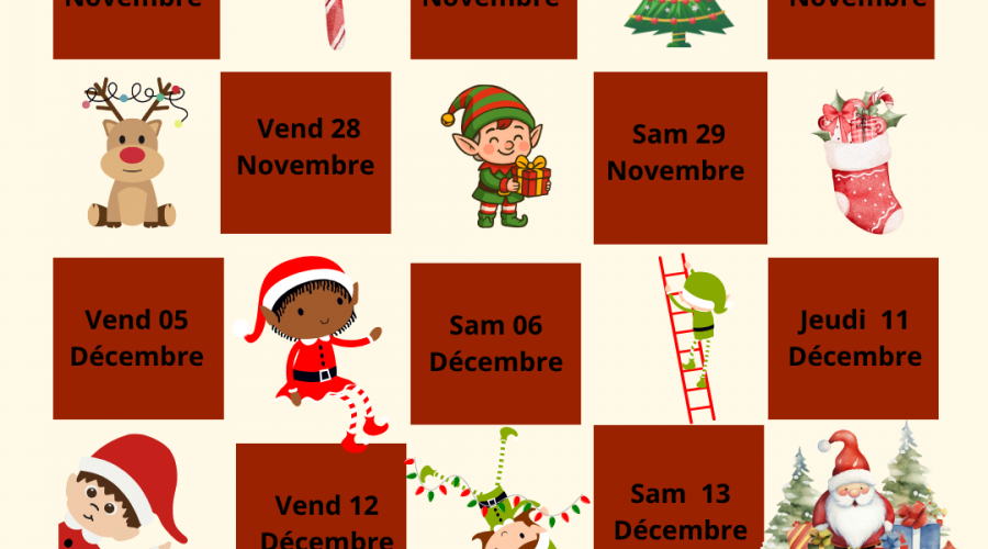 Calendrier des diners spectacles 