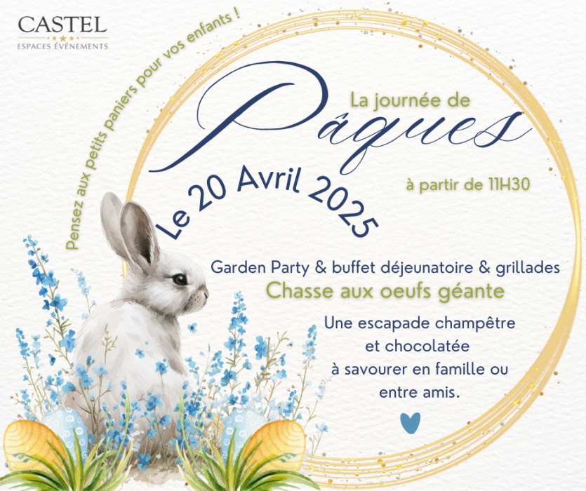 Chasse aux oeufs géants de pâques 2025